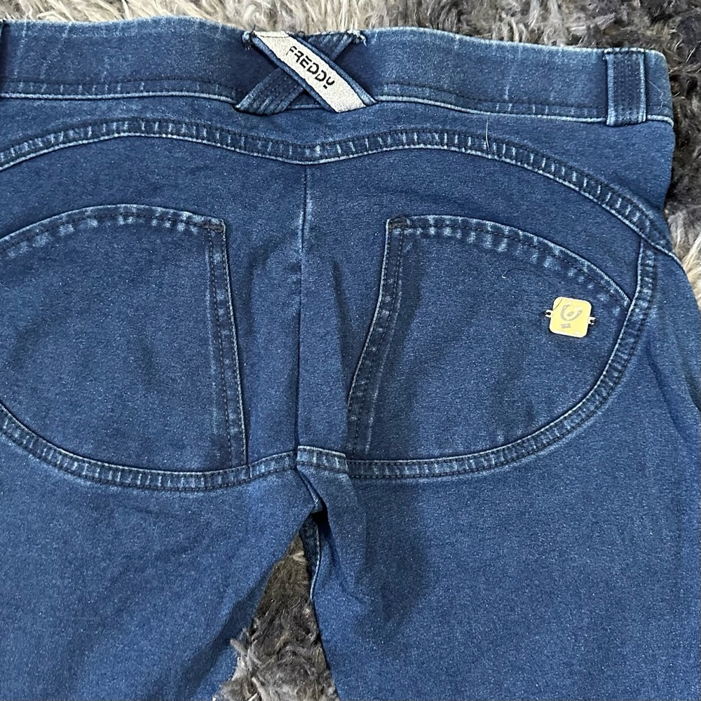 Freddy WRUP Low Rise Denim XS Dark Blue Full Length Shaping Jeans - Picture 9 of 16